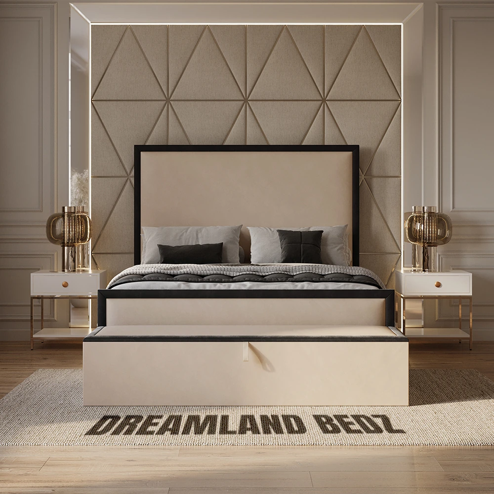 Washington Bed Frame With Cream Plush Fabric Bed Uk Washington Bed Frame With Cream Plush Fabric Bed Uk